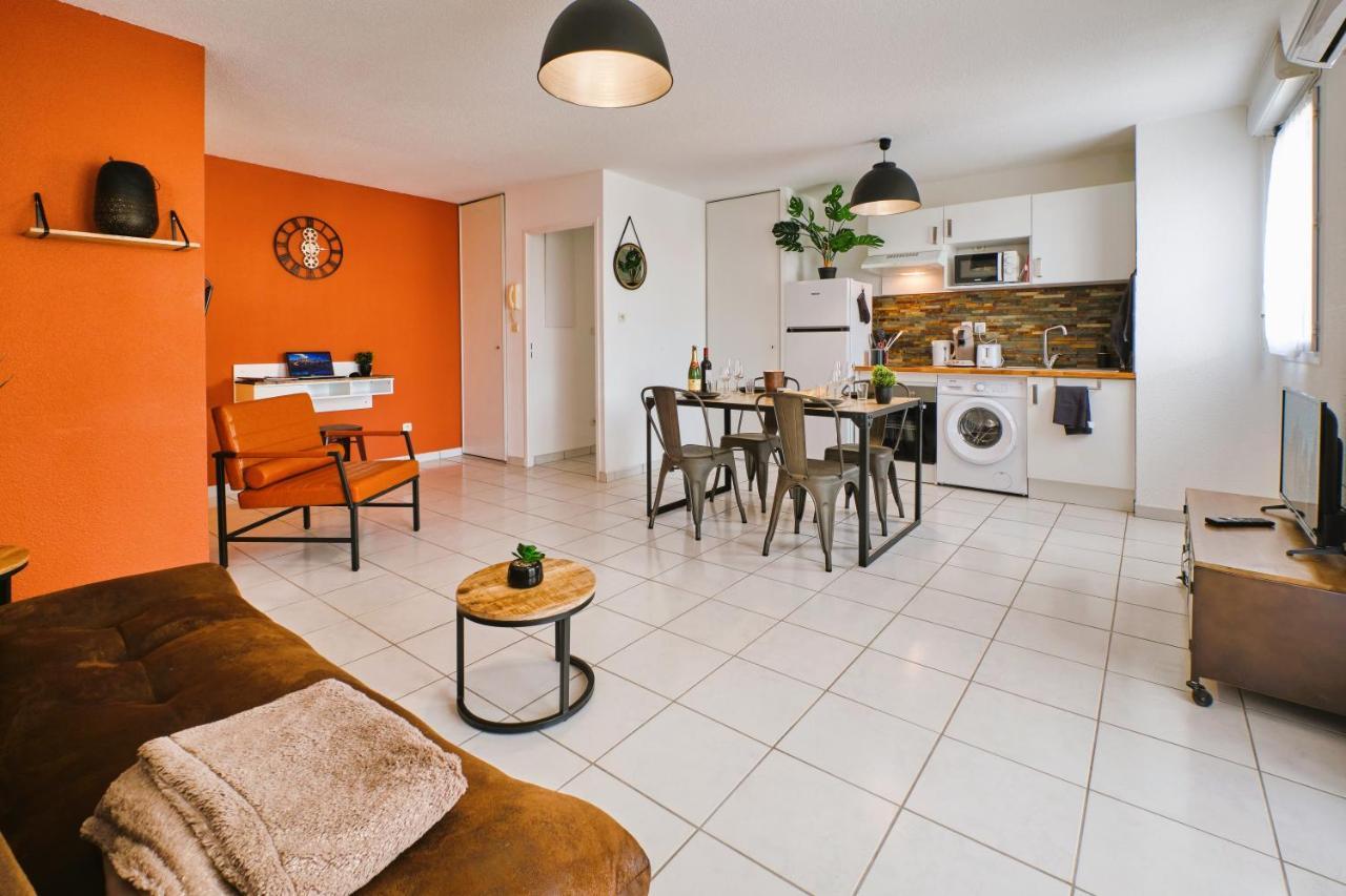 Tout Confort ! Calme, Climatisation, Piscine, Parking Gratuit, Grande Terrasse, Netflix, Wifi Каркасон Екстериор снимка