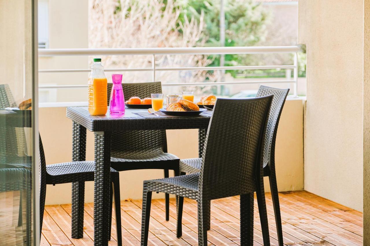 Tout Confort ! Calme, Climatisation, Piscine, Parking Gratuit, Grande Terrasse, Netflix, Wifi Каркасон Екстериор снимка