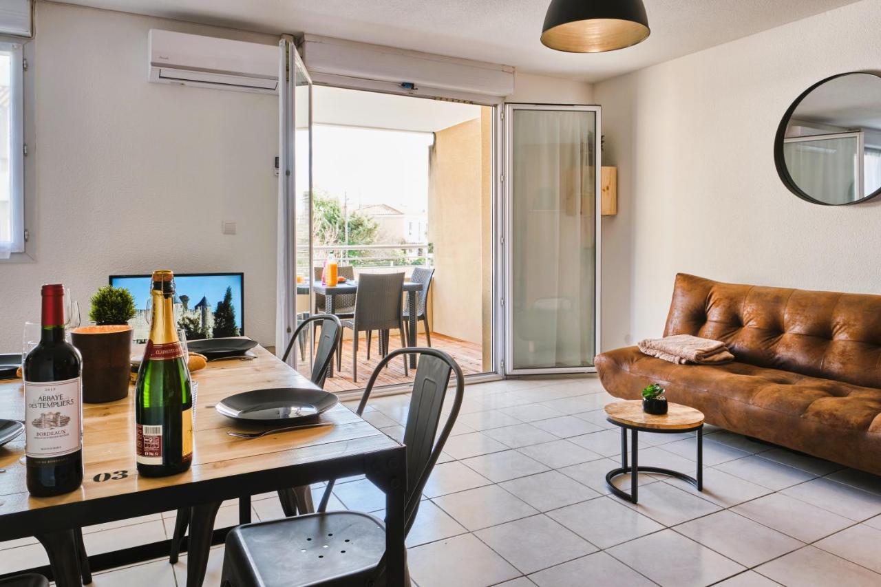 Tout Confort ! Calme, Climatisation, Piscine, Parking Gratuit, Grande Terrasse, Netflix, Wifi Каркасон Екстериор снимка